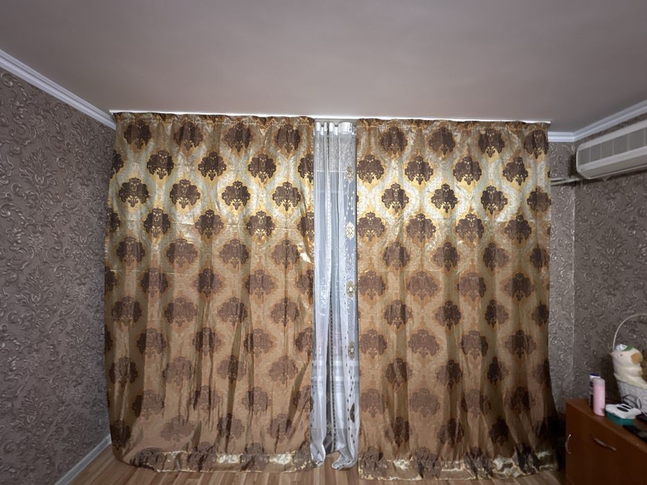Продам шторы с тюлью
