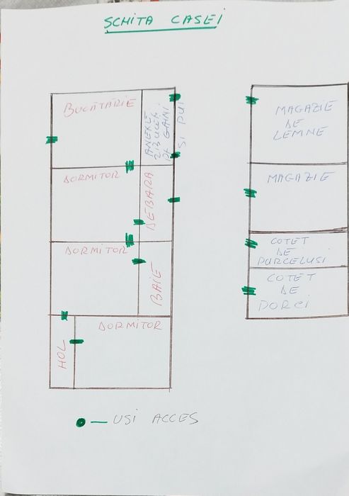 VÂND CASĂ INTABULATĂ       287  metri pătrați teren plus casă