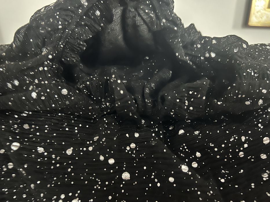 Vand bluza cu sclipici argintie