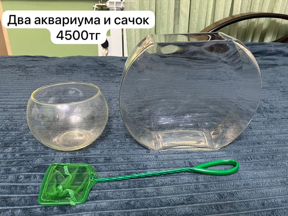 Аквариумы и сачок