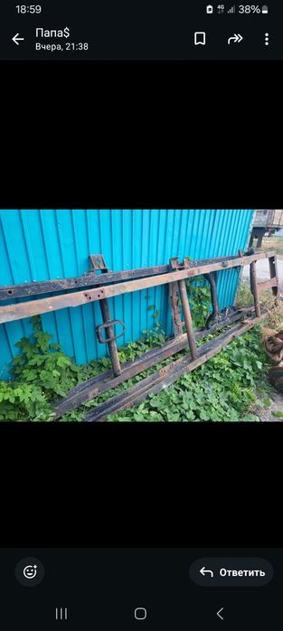 Газель- соболь рама, балка, зборый рама соболь