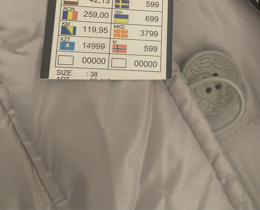 Geaca iarna New Yorker  cu 2 fete, noua ,marime XS si L