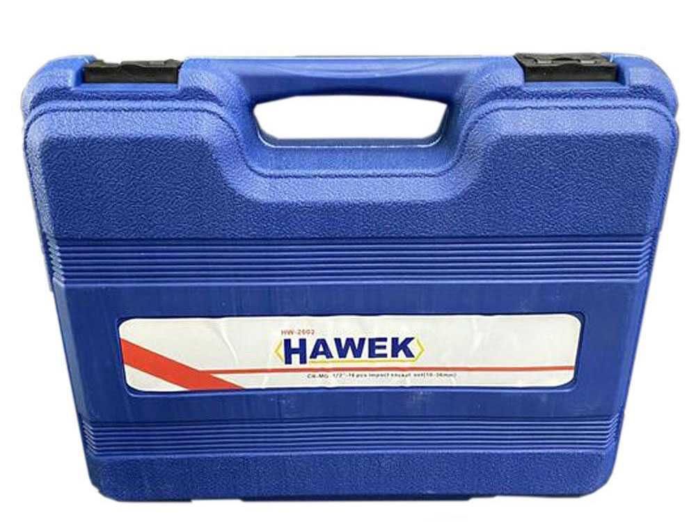 Вложки ударни HAWEK HW-2002, 1/2", комплект 16бр, 10-36мм