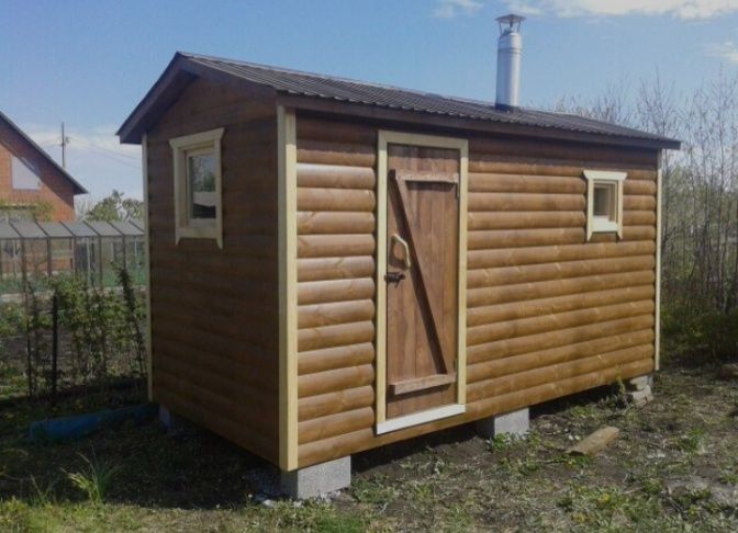 Изготовление бюджетных бань