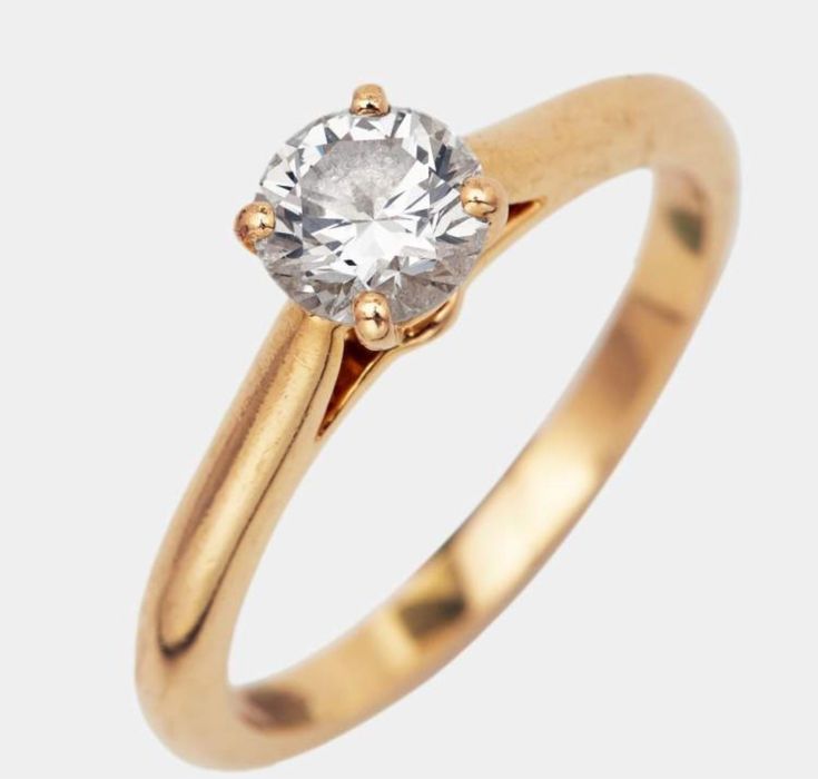 CARTIER 1895 pink gold ring 51 MM