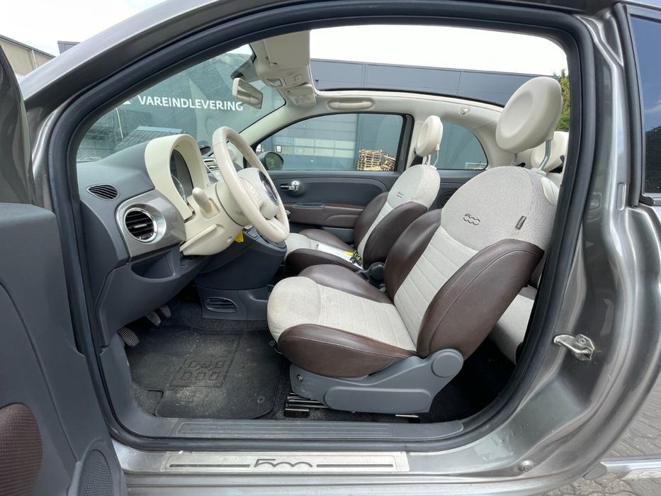 Fiat 500 Cabrio - Decapotabil - 2012 , 1.2 Benzina , Piele , TOP