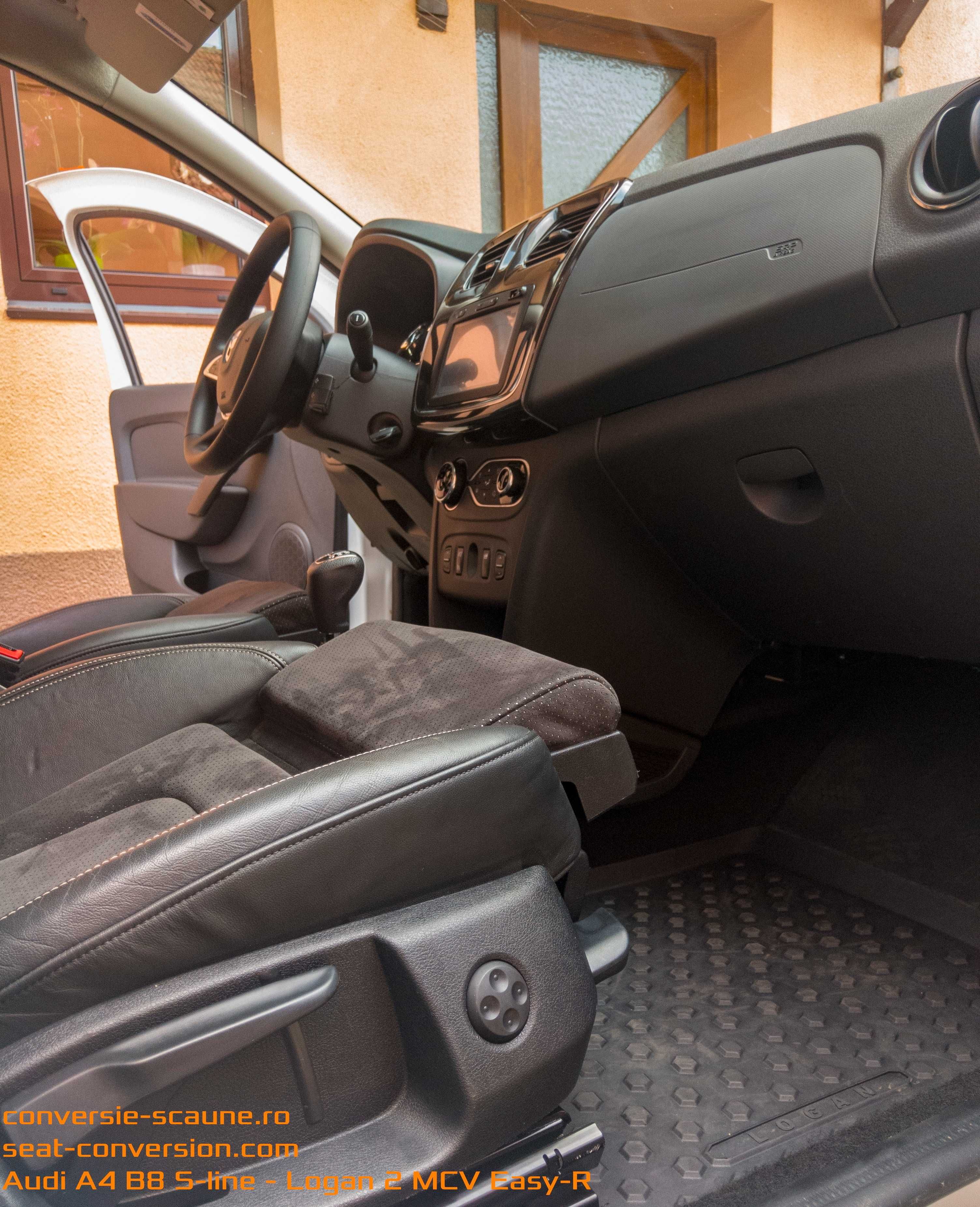 Sistem adaptare scaune de Audi A4 B8 A5 pe Logan Duster Sandero
