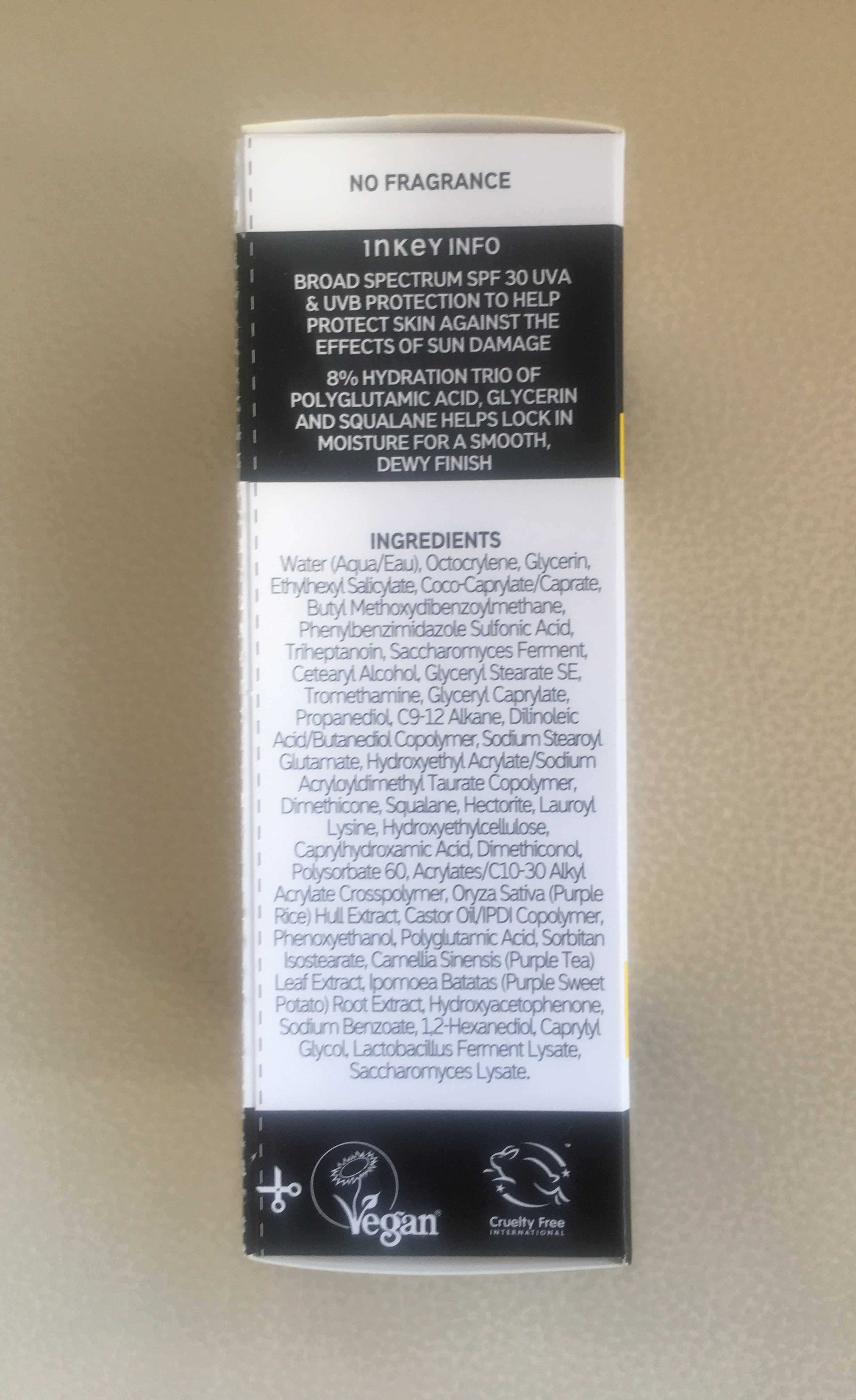 нова слънцезащита The INKEY List SPF30