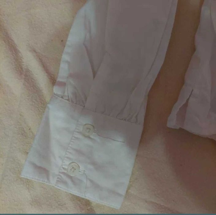 Cămașă bumbac fete cu volane 128/134