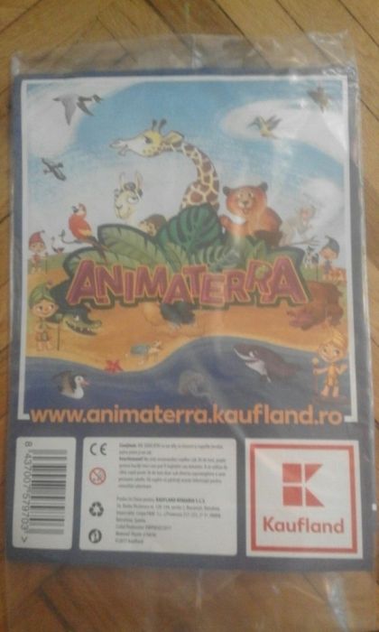Joc Animaterra (gen Piticot) afis cu traseu, 4pioni, zar, nou, sigilat