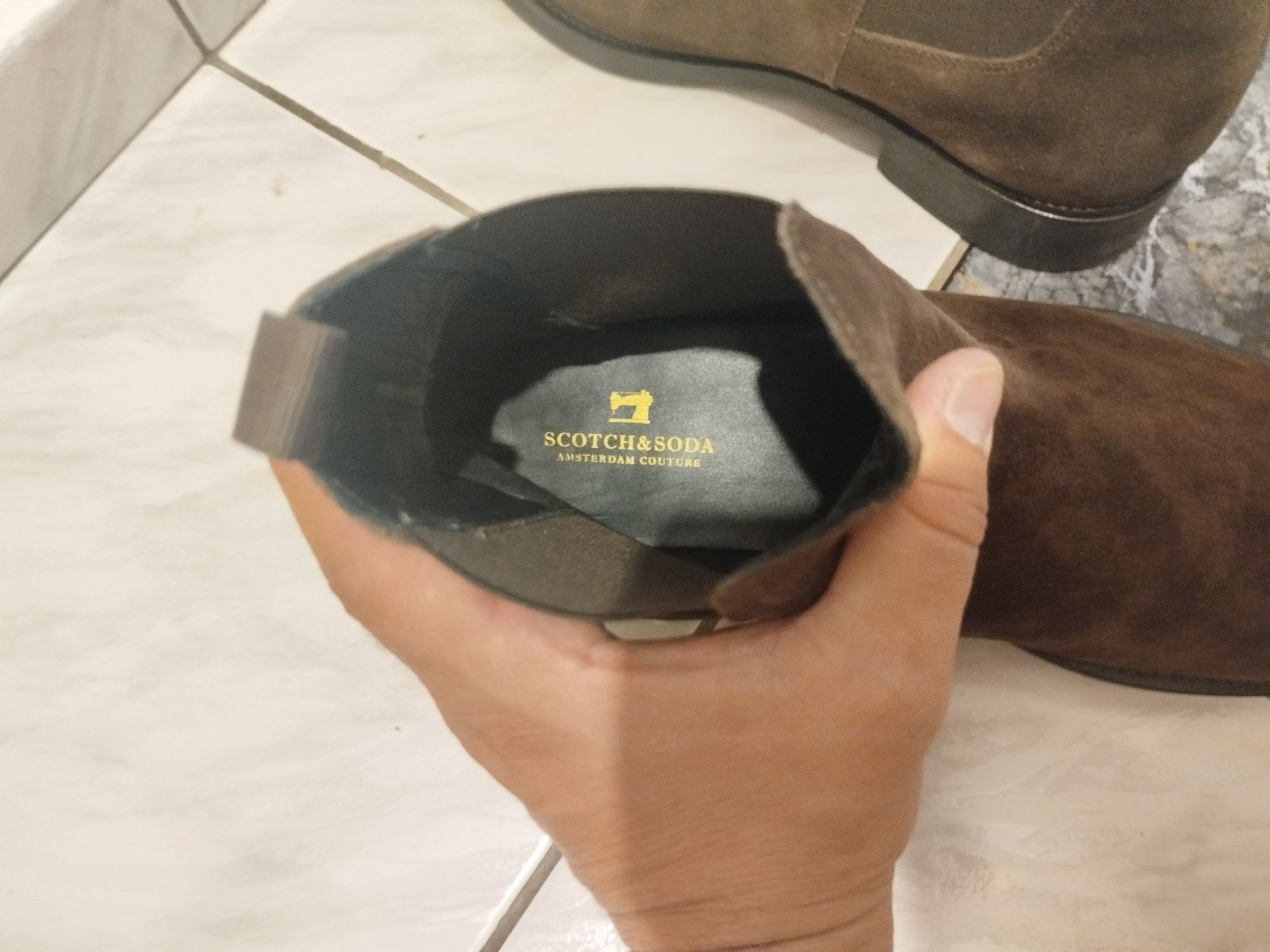 SCOTCH & SODA топ клас боти тип "Челси" (CHELSEA BOOTS),номер 44
