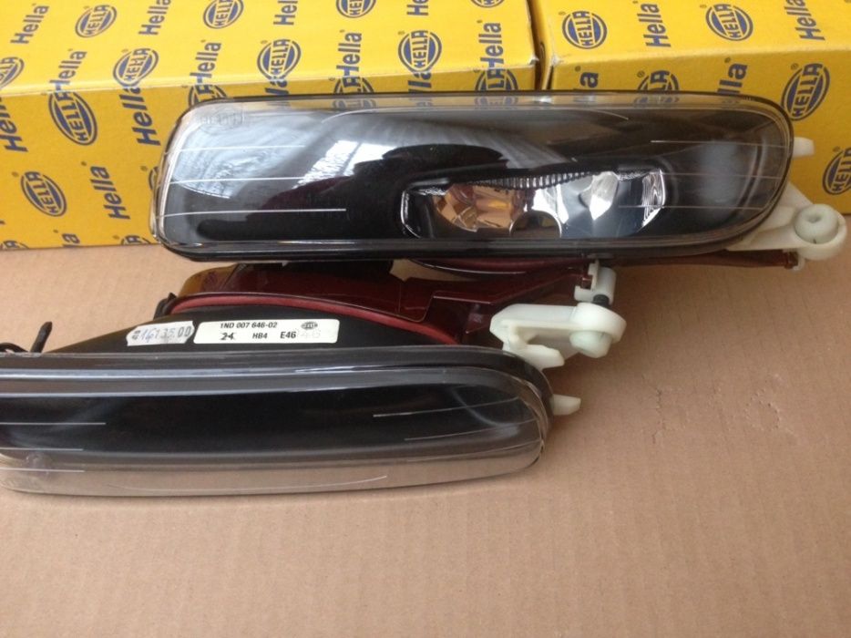 Халогени за БМВ Е46 ляв BMW десен оригинални Хела HELLA не за М броня