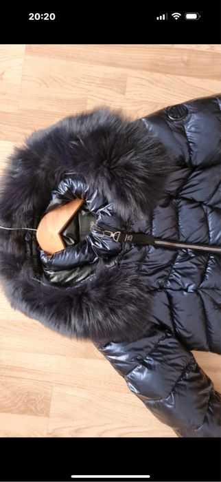 Geaca de iarna cu guler natural