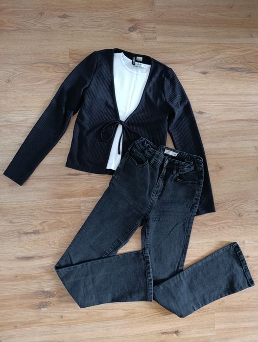 Сетове Дънки Mom fit 34 XS с топове