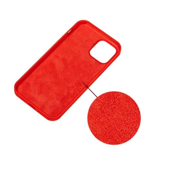 Husa iPhone 14 Pro Max Silicon, Rosu, Luxury Premium