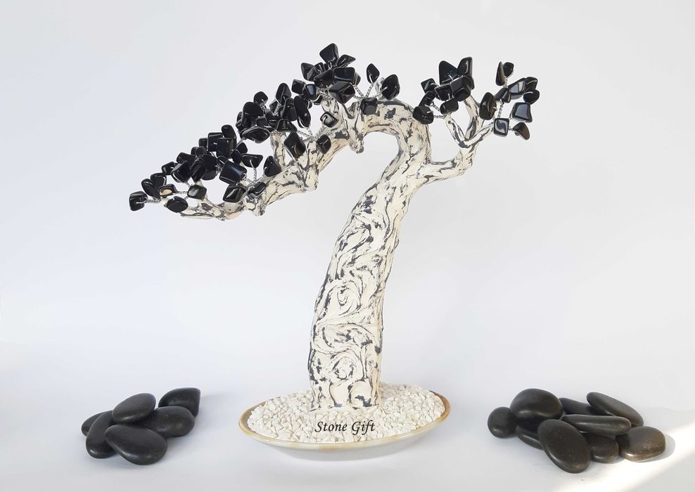 Дръвче Оникс, Подарък имен Ден, Идея подарък Мъж, Подарък Класен