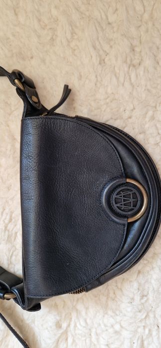 Чанта Massimo Dutti естествена кожа