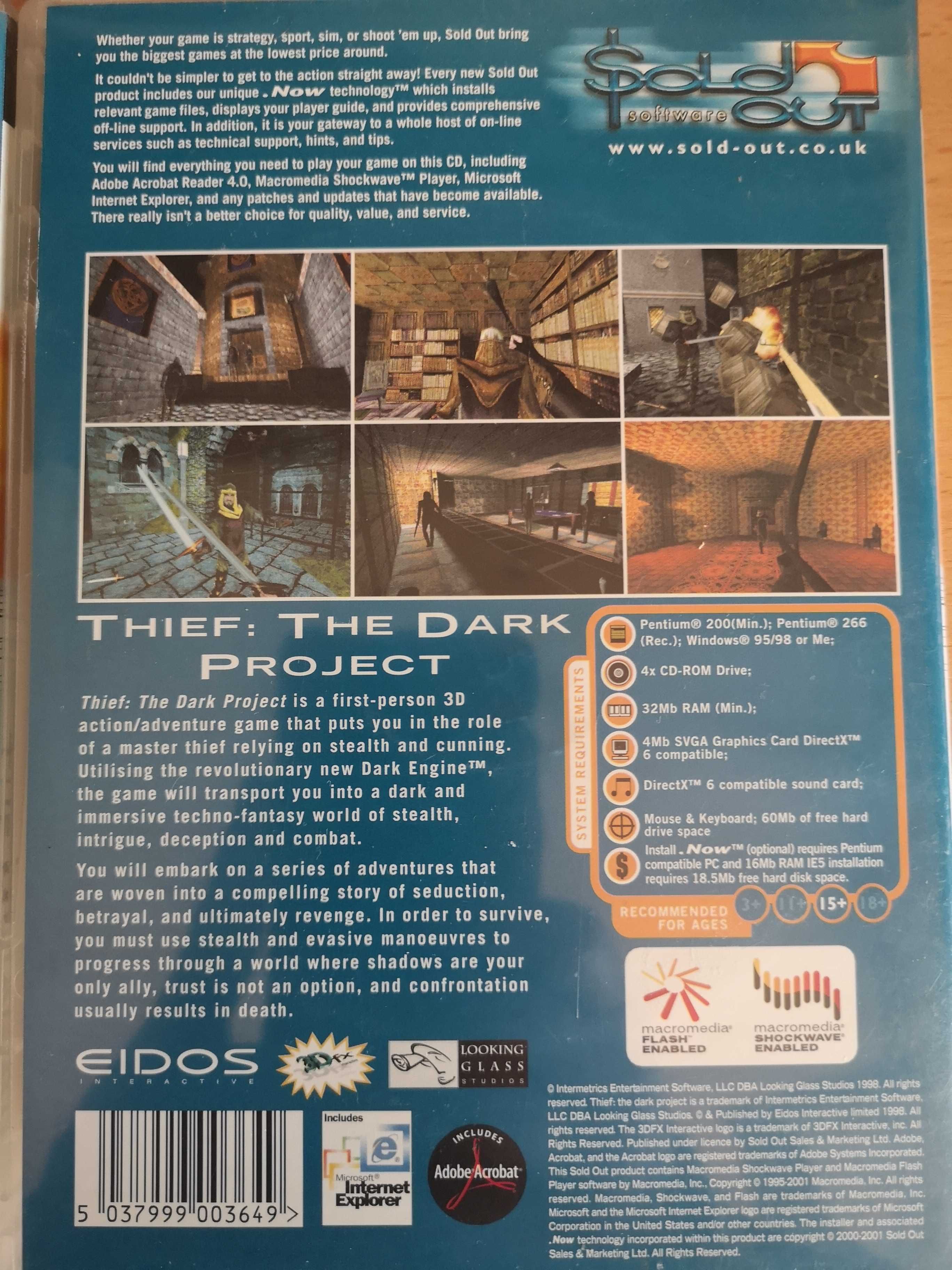 Игри за компютър, PC CD games, Thief бъндел