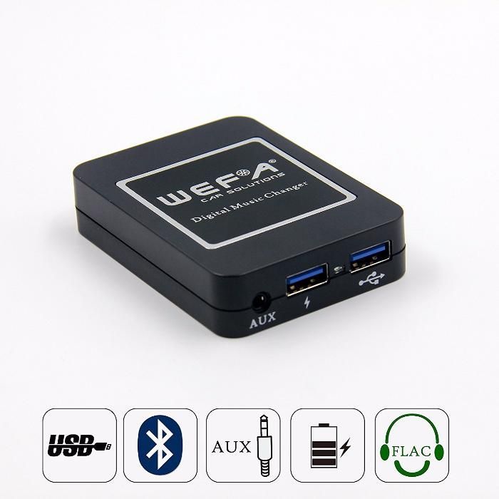 Дигитален чейнджър Wefa с Bluetooth 4.0 / mp3,wav,flac..Vw,audi,subaru