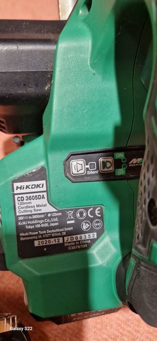 Hikoki circular pe acumulatori
