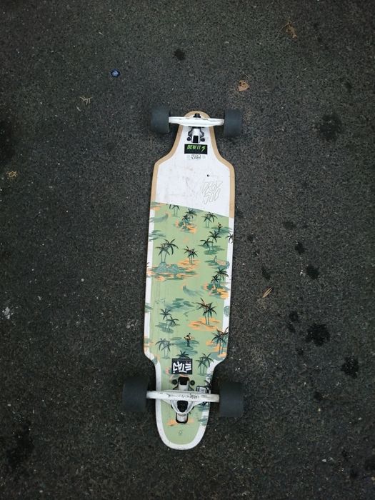 Longboard de viteza cu roti de cauciuc AreA
