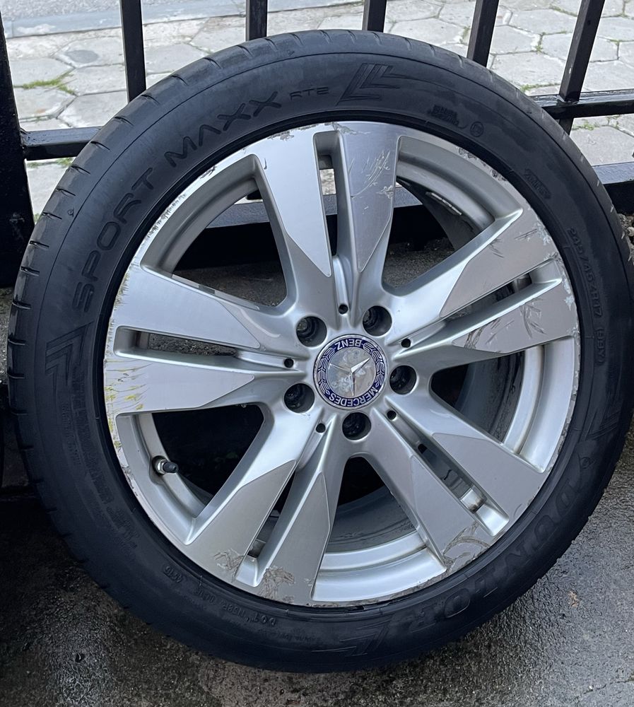17-ки гуми с джанти за Mercedes-Benz 5x112 8.5J ET48