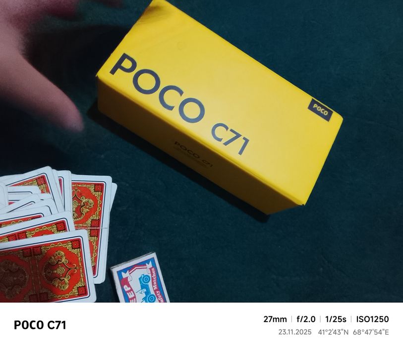 Poco c71  хеч Канака сарапинасе юк телефон чехол Блан ишлатилган 3 ой