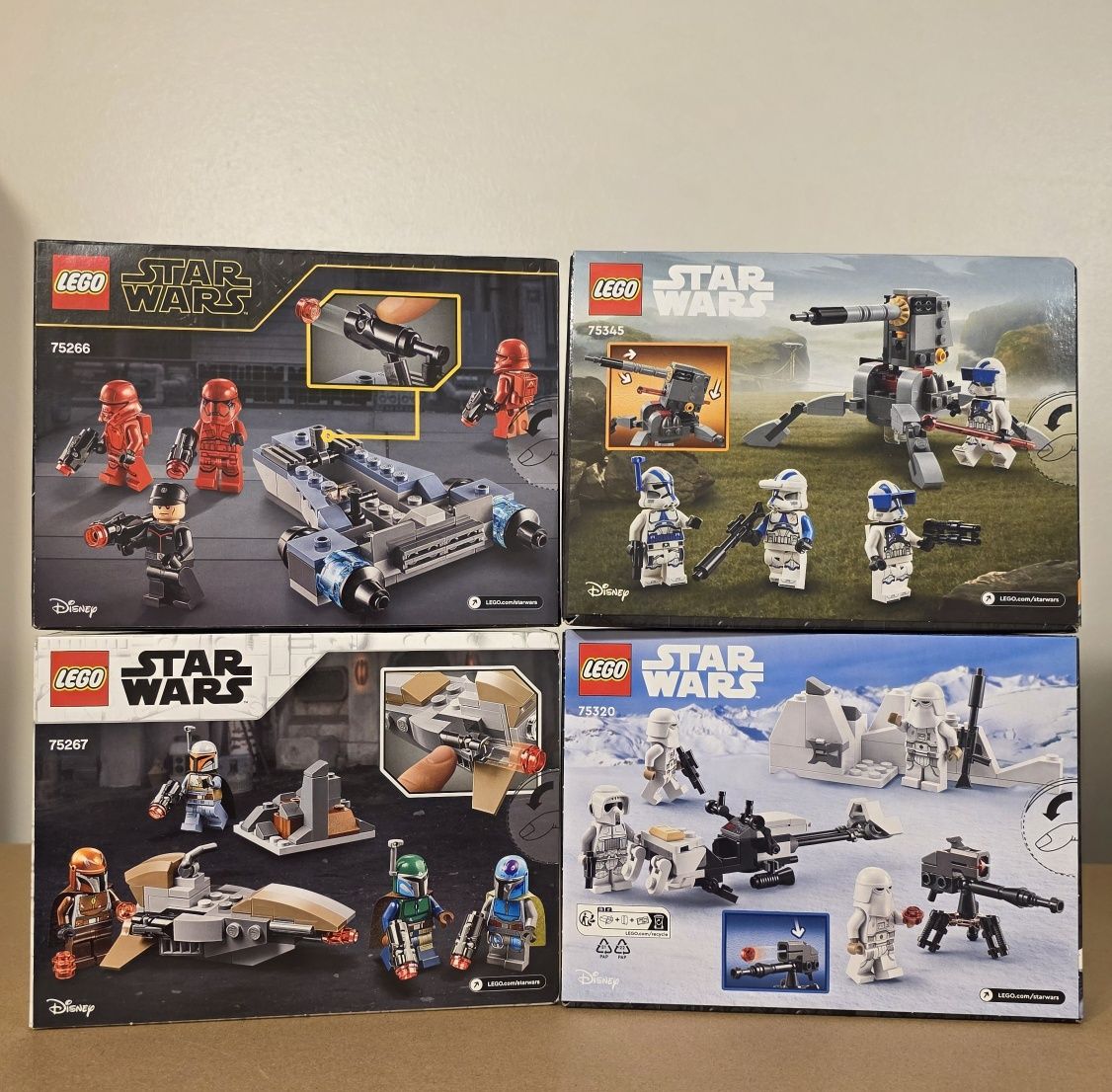 Lego Star Wars Battle pack pachet 75266+75267+75320+75345