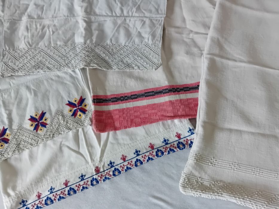 Prosoape/șterguri, cearceafuri,fețe pernă hand made din cânepa și in.