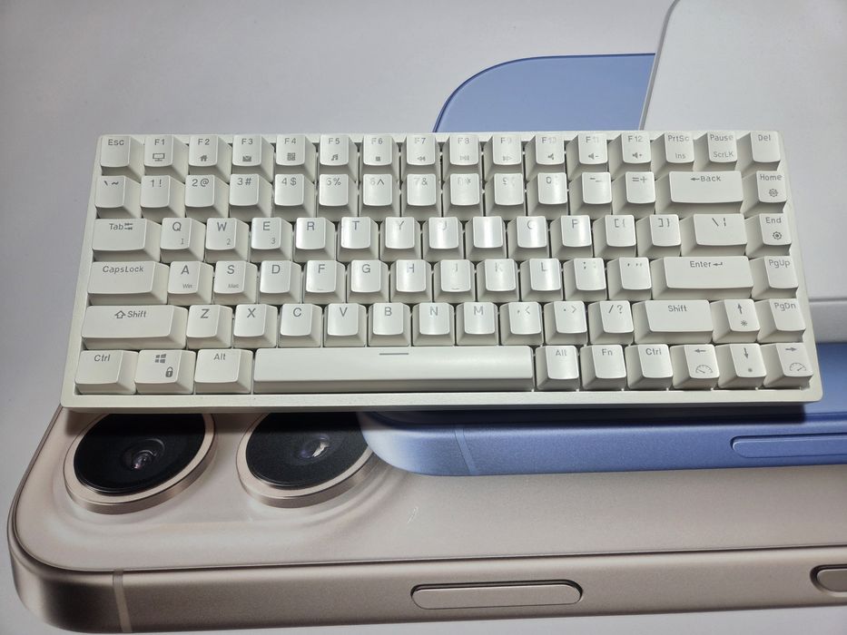 Tastatura Royal Kludge RK84 Alba