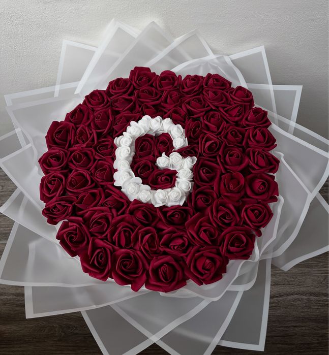 Букет от вечни рози
