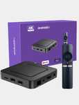 Смарт тв smart  box прошитый  приставка голосовой управления
