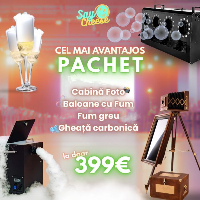 599 ron Fum Greu | Cabina Foto & 360 | Baloane cu Fum  & Explozive