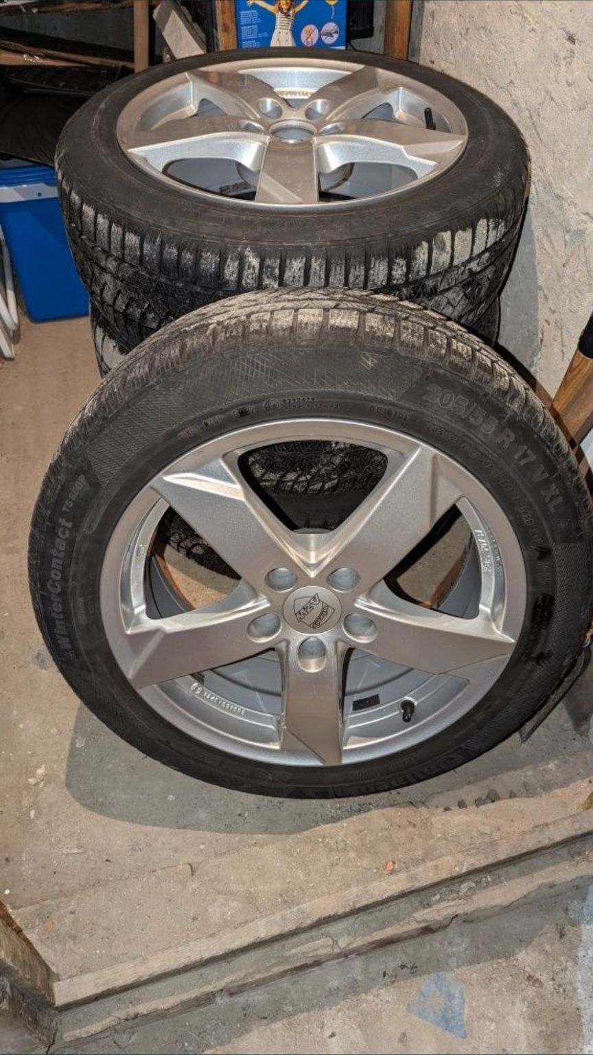 Jante 5x112 R17 pentru VW, Seat, Skoda + anvelope de iarnă