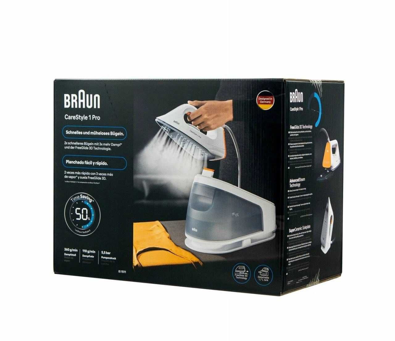 Парогенератор(Par dazmol) Braun CareStyle 1 Pro IS1511WH