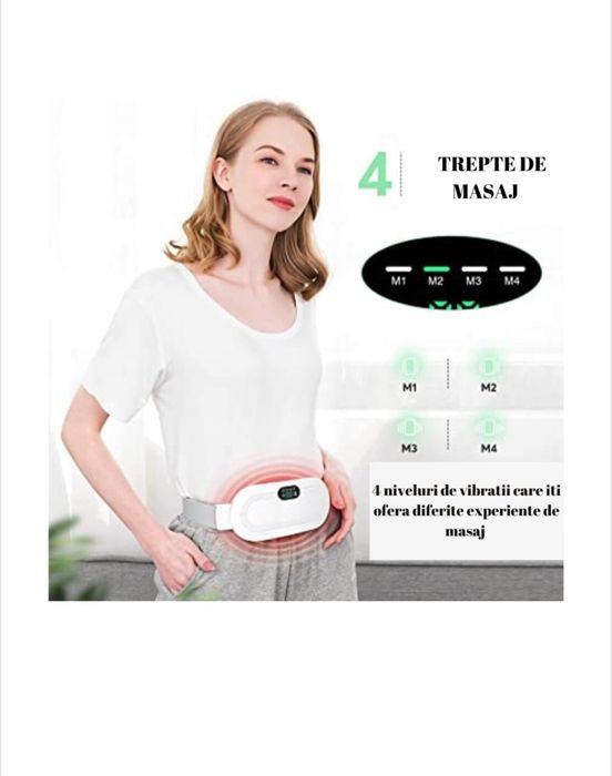 Centura abdominala cu functie de incalzire, anti-dureri menstruale
