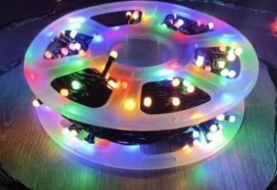 Море от светлина! Коледни LED лампички за дома, градината и витрината