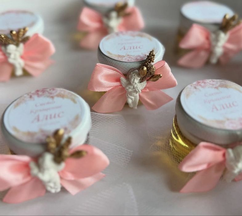 Подаръци за гости - кръщене, погача, бал, сватба, рожден ден