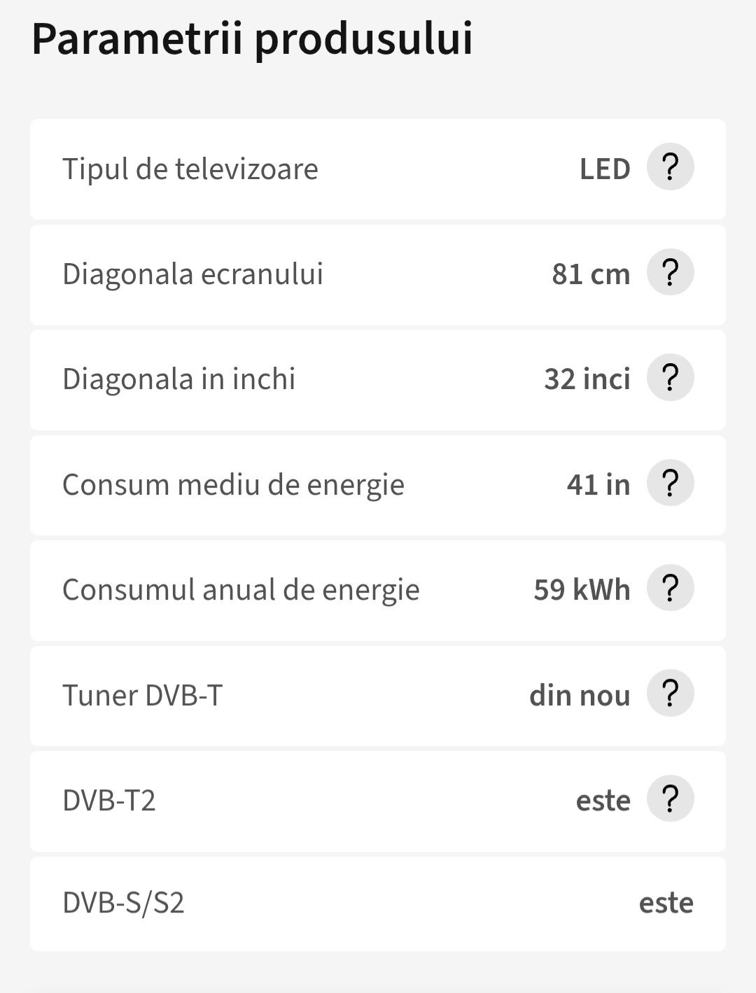 Televizor TELEFUNKEN T32FX287DLBPX Full HD, 81 cm