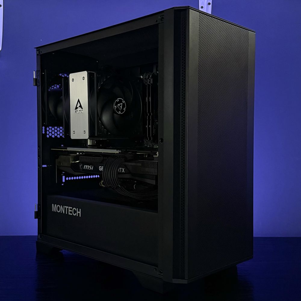Най-дoбра цена! Ryzen 5 7500f / RTX 3070Ti / 32 RAM геймърски компютър