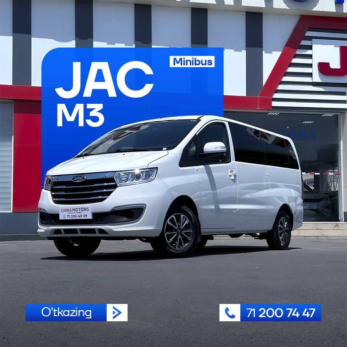JAC M3 miniven siz kutgan