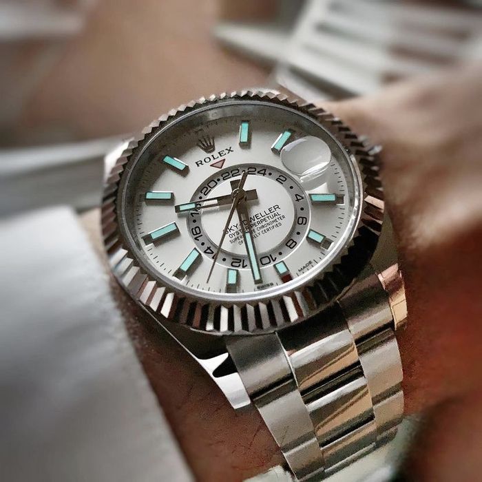 Rolex Sky - Dweller white dial