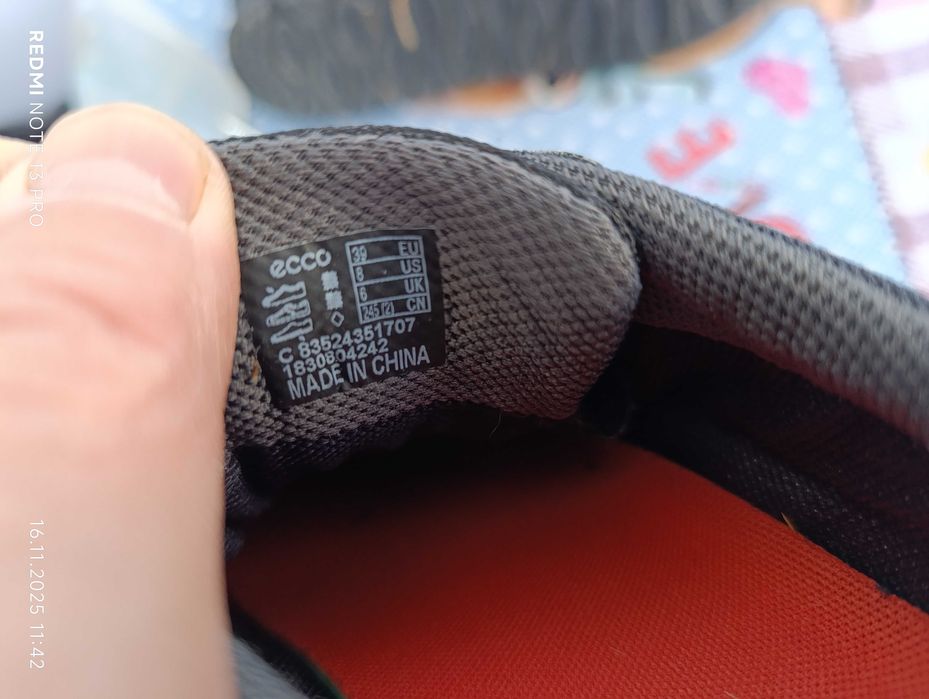 Ecco  Gore-Tex''оригинални дамски обувки 38.5 номер