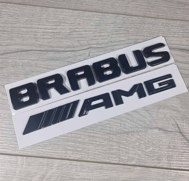 Emblema-Sigla-Logo-Mercedes-AMG-Brabus-Neagra-Black-A-C-E-S-G-CLS-GLE