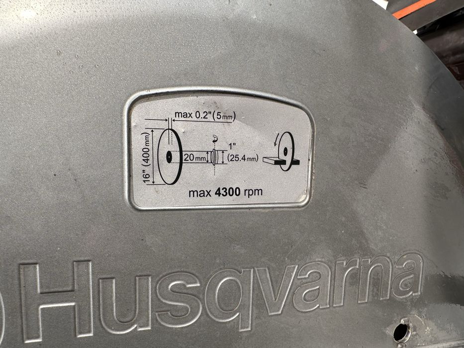 Husqvarna K970 disc 400mm taiat beton armat fundatii placi stihl bosch