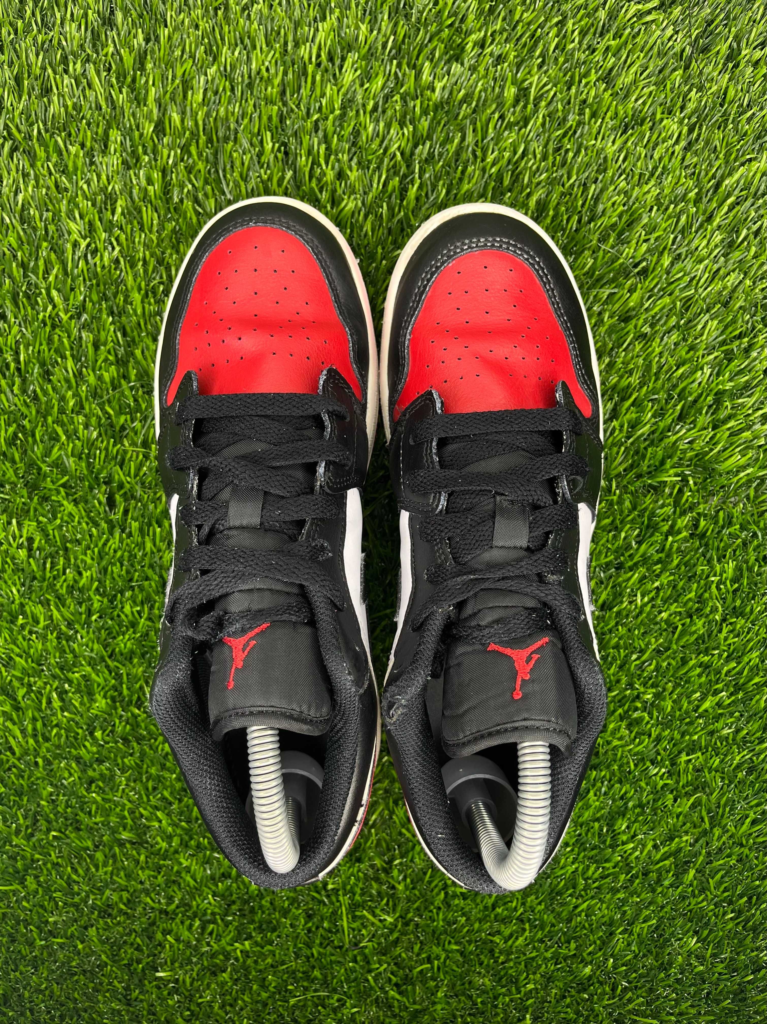 Nike Air Jordan 1 Low Bred Toe Дамски Маратонки