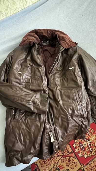 Кожаная куртка лётная