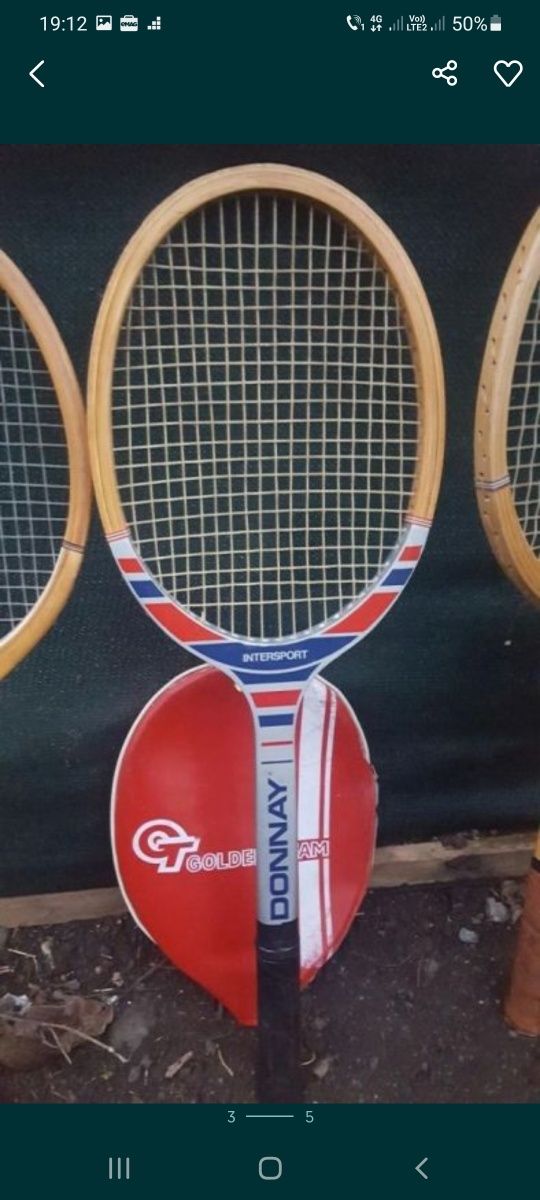 Racheta tenis lemn sau fibra Donnay Pioneer Prince