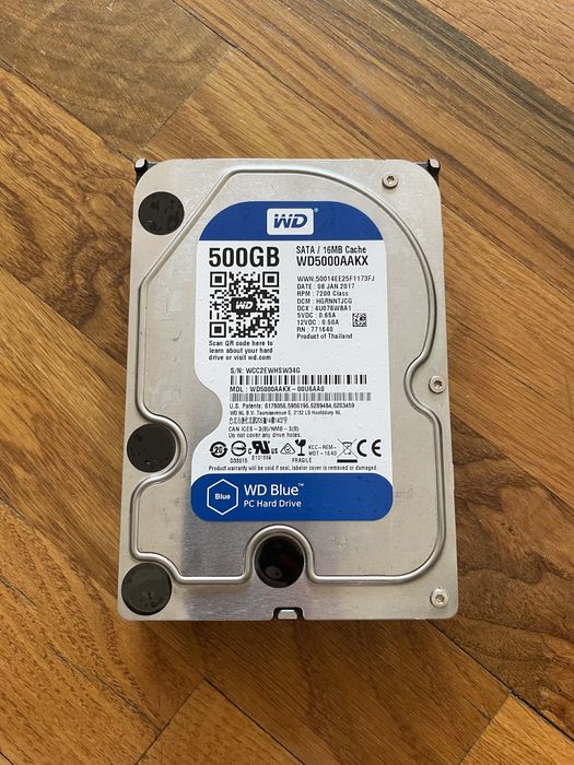 Жесткий диск WD Blue 500 GB
