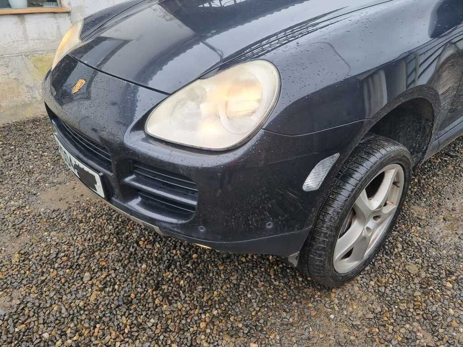 Bara fata Porsche Cayenne 2002 - 2006 NEGRU Z4 / C9Z (1131) model fara spalatoare far